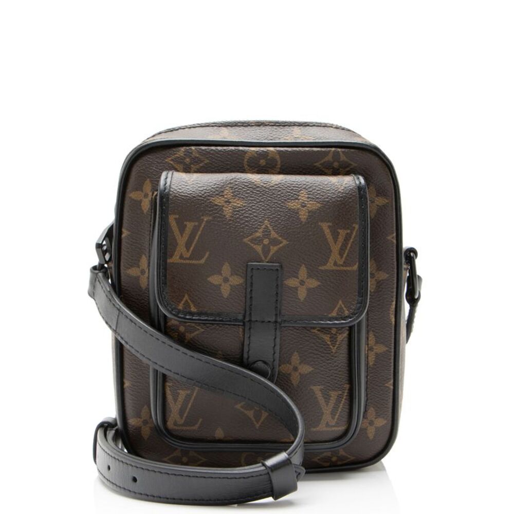 Louis Vuitton Monogram Macassar Christopher Wearable Wallet Shoulder Bag